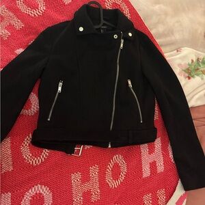 Black Suede Women's Jacket F21 Size S